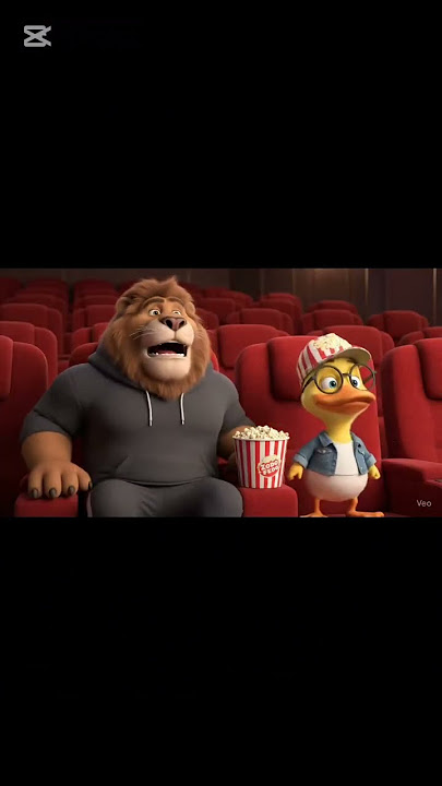 Lion and duck hangout.     #trendingshorts #viral