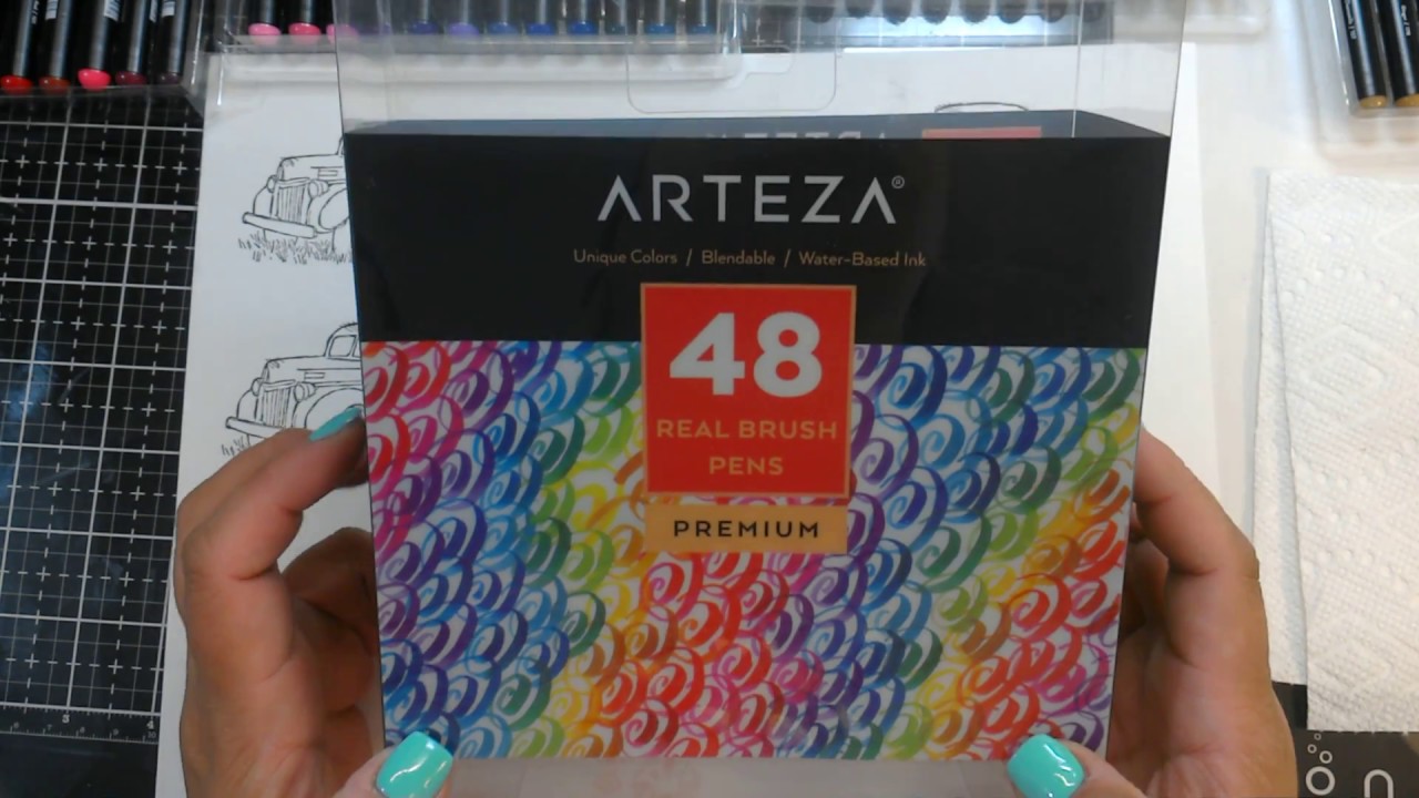 ARTEZA REAL BRUSH PENS / SECRET Tips & Tricks For Brush Pens 