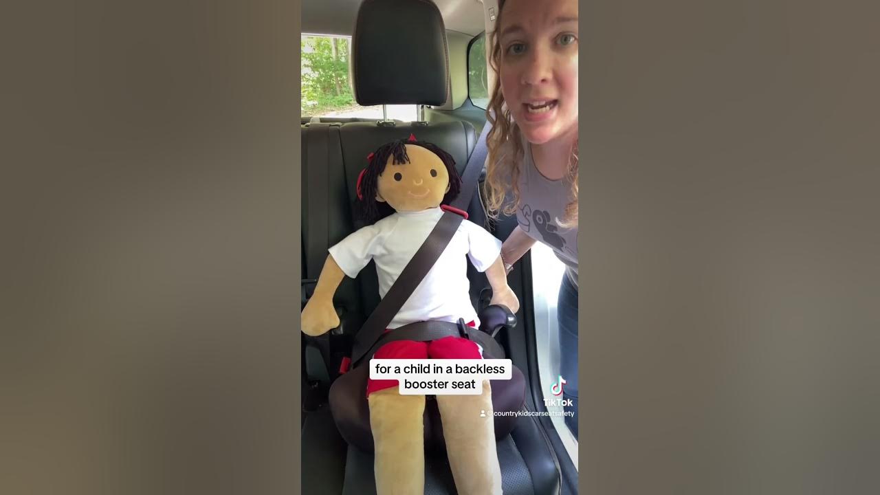 Booster Seat Belt Fit YouTube