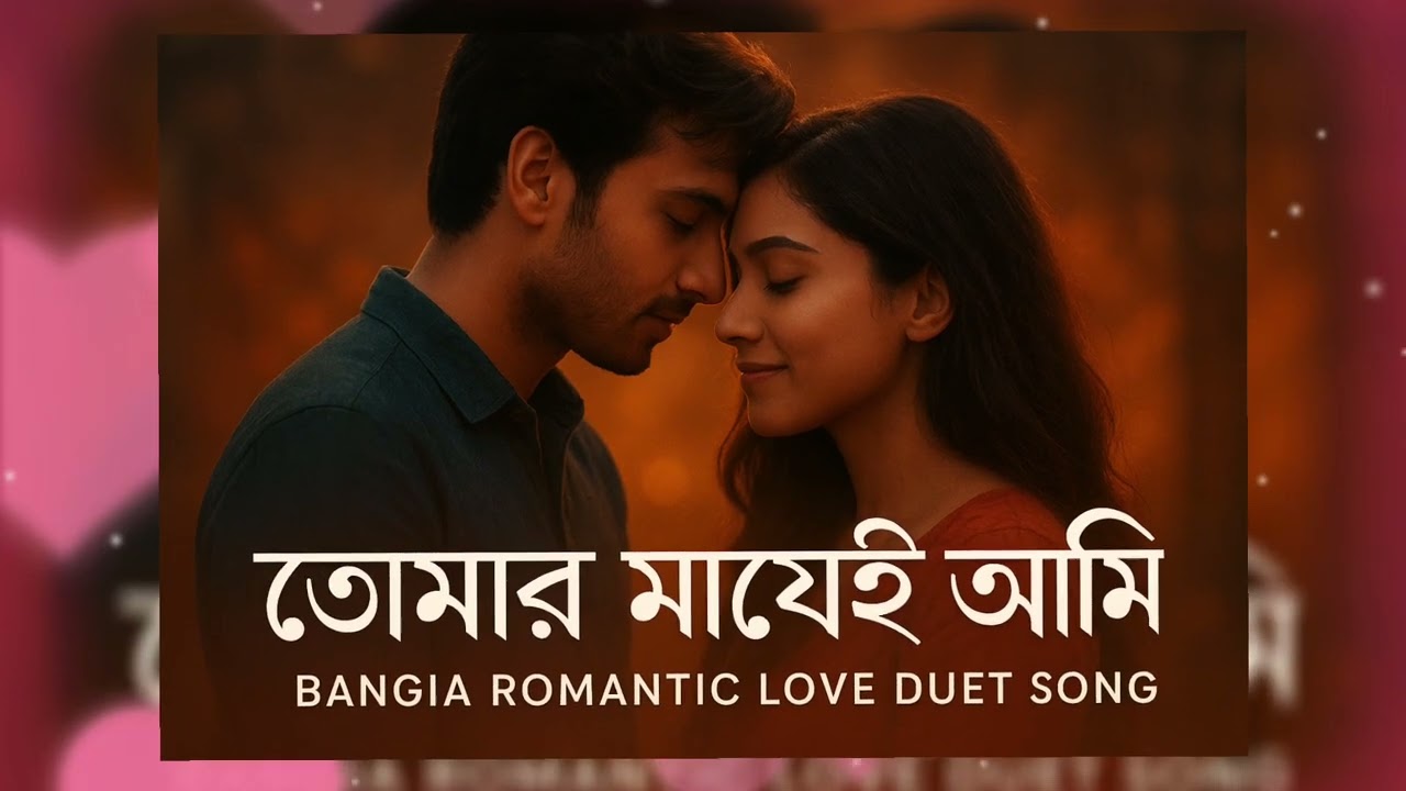 তোমার মাঝেই আমি | Bangla Romantic Love Duet Song | Male Female Voice | New Bengali Love Song 💕