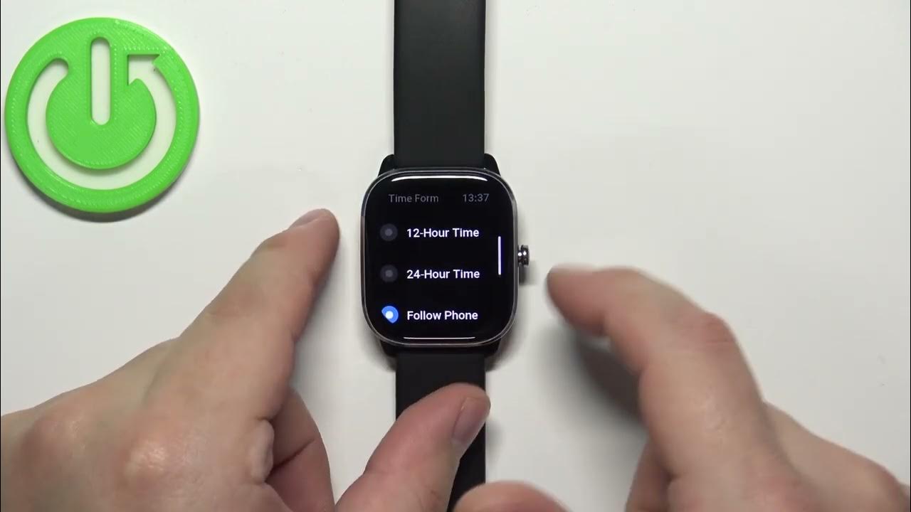 How to Change Date & Time Format on Amazfit GTS 4 Mini? YouTube