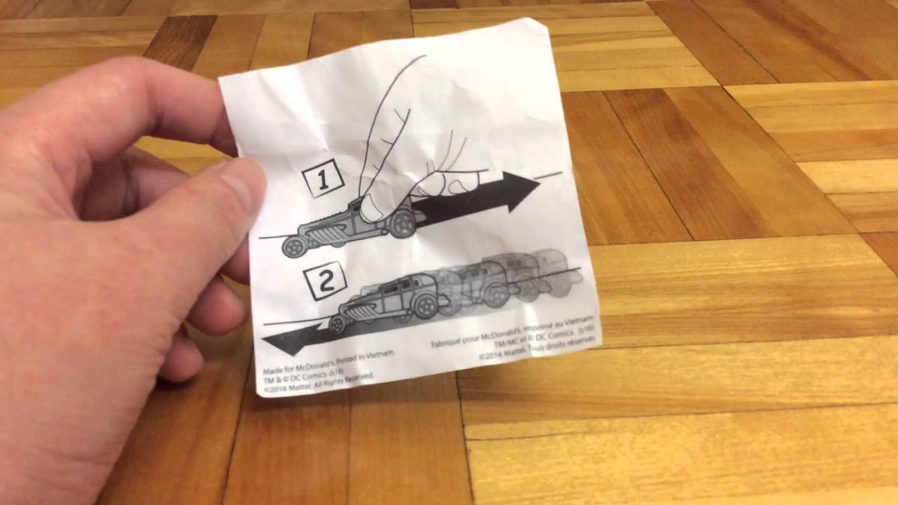 2016 Hot Wheels McDonald's Joker Great Gatspeed