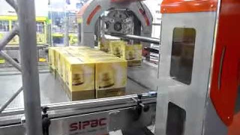 90° Rotomaster Case Palletizer Low