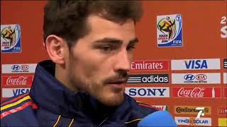 Spain Vs Switzerland 0-1 - Iker Casillas Interview With Sara Carbonero - FIFA World Cup 2010 - [HQ]