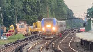 Evening Trains At Tarrytown Station With Amtrak & Metro North 6-25-26