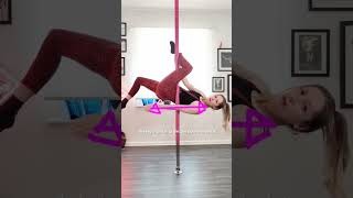 Inside leg hang/Scorpio woes I gotcha! 👏 #poletutorial #poledance #poletrick