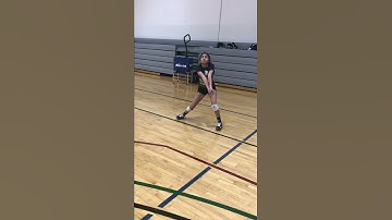 Coaching Volleyball Digging Drills: The Hit And Dig Drill - Drop The hips and Freeze The Platform