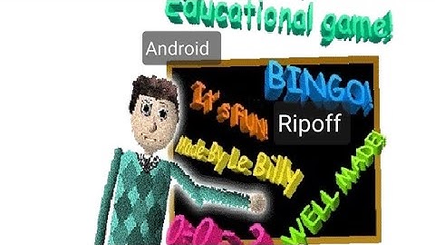 Billy basic educational game Ripoff android port baldi basics mod