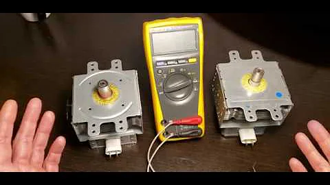 Testing Bad Microwave Oven Magnetron.