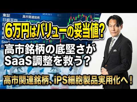 ６万円はバリューの妥当値？高市銘柄の底堅さがSaaS調整を ...