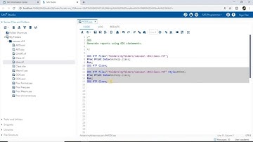 SAS Certification Part  24 ODS Statement