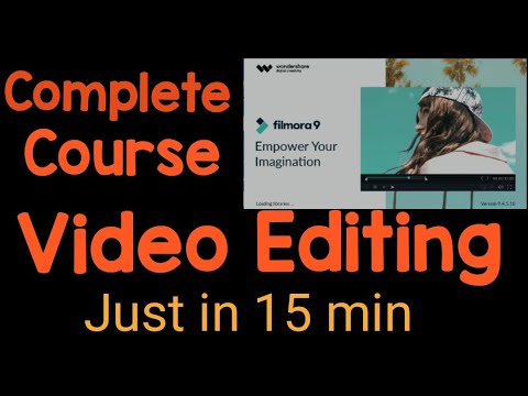 Filmora 9 video editing tutorial (a-z) for begginers/filmora 9 complete ...