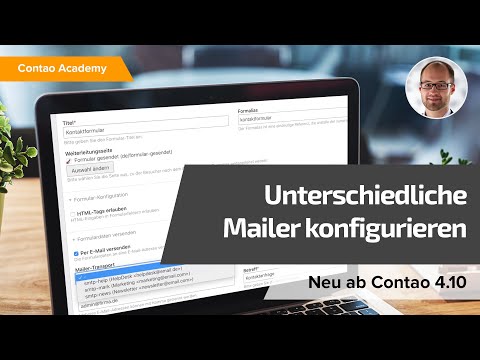 Unterschiedliche SMTP Server konfigurieren – Contao 4.10