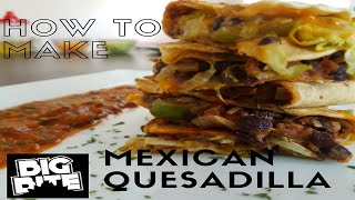 Mexican Quesadillas With Salsa Sauce Recipe - Vegetarian Quesadillas -