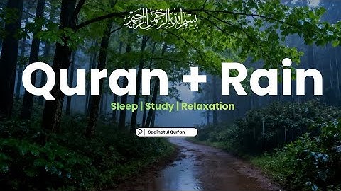 🌸وَآتَاكُم مِّن كُلِّ مَا سَأَلْتُمُوهُ ❤️ تلاوة القرآن مع مطرٍ يحمل البركة🌧