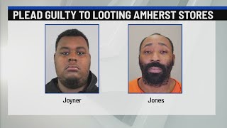 Two men plead guilty for looting stores during December blizzard