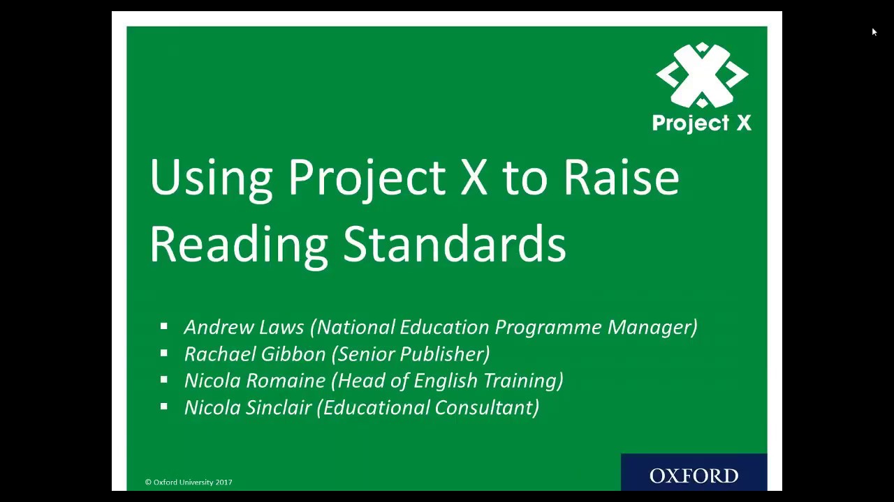 Raising Reading Standards with Project X - YouTube