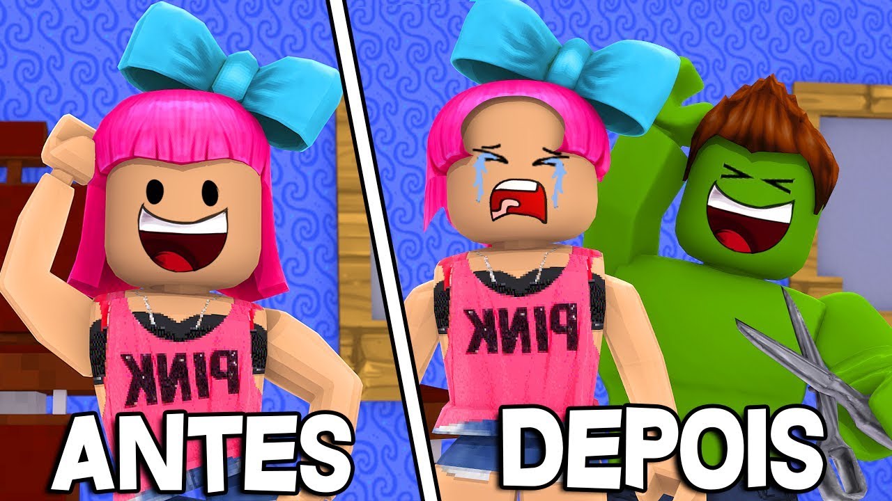 Cabelo rosa. - Roblox