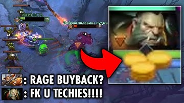 Techies vs Lycan 7.28?? WTF Bullying!! Instantly Rage Buyback Outplayed No Mercy | Techies Official