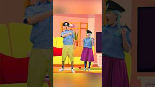 When Dad's Away Song 👮‍♂️👶 | Kids Songs And Nursery Rhymes | Magic Kids #policeofficersong