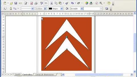 11 Tutorial de Draw de OpenOffice o LIbreOffice Vectorizar un objeto regular. Parte 2 Logo