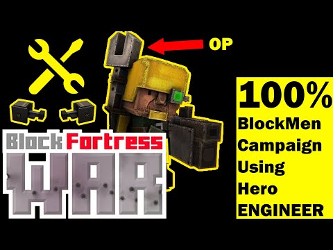FREE REPAIR AND BOOSTING TOWERS OP ! (6) Block Fortress War BlockMen Campaign 100% : Hero ENGINEER