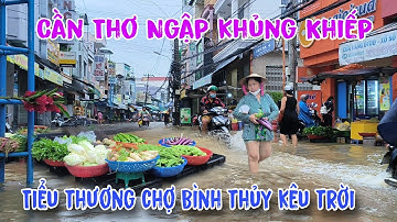 Cần Thơ Ngập Khủng Khiếp - Bình Thủy Chìm Trong Biển Nước
