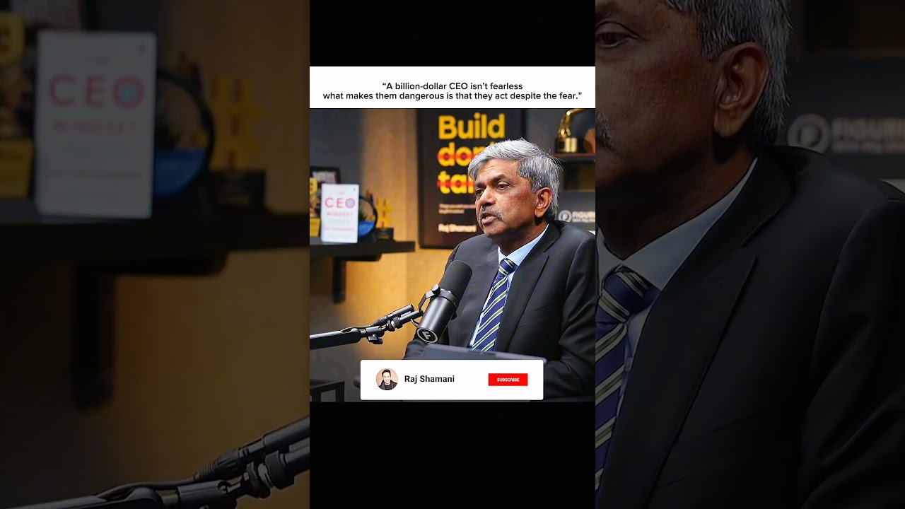 A billion-dollar CEO isn’t fearless—what makes them dangerous is that they act despite the fear