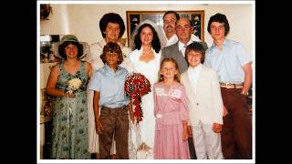 My sister Diane's Family Wedding Photo that I Turned into a Video