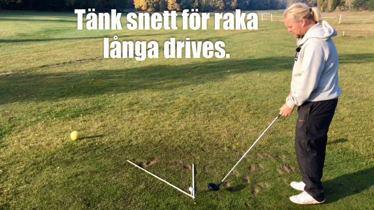 Tänk snett, slå långt och rätt...                Golftankar med Marcus Edblad