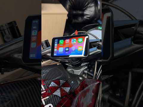 Установили Carplay CHIGEE AIO-5 Lite с регистратором на BMW K1300R