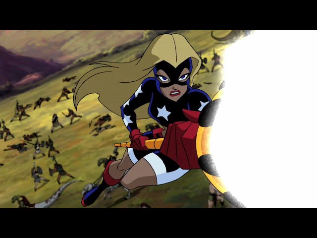 Stargirl - All Powers u0026 Fight Scenes | Justice League Unlimited class=