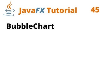 JavaFX Tutorial 45 - BubbleChart