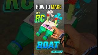 How To Make Rc Boat With Dc Motor #experiment #shorts