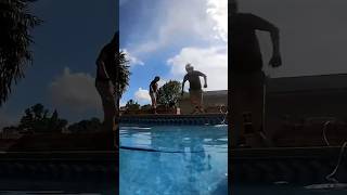PITBIKE TAG ENDS IN THE POOL *Wet*