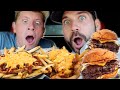 TRYING TOP 10 RATED TRIPLE STACK CHEESEBURGER with MATT!