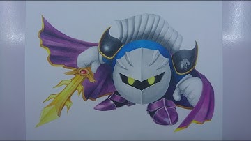 Time Lapse Drawing - Meta Knight from 