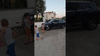 ikizlerimin ilk araba yıkama tecrübesi#enjoy #kidsvideo #shorts