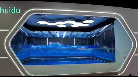 LED screen project with 3D effect done with Huidu asynchronous and synchronous controller