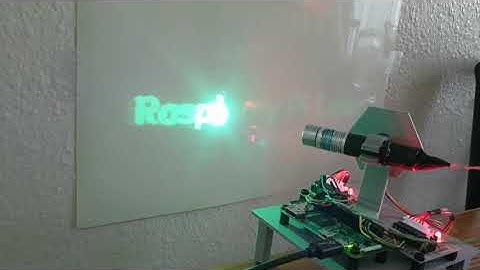 Raspberry Pi UV Glow Laser Demo