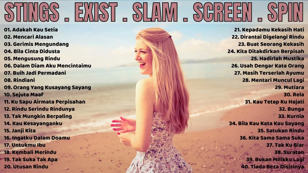 Stings - Exist - Slam - Screen - Spin Lagu Slow Rock Malaysia 90an Hits [Rock Kapak Lama Terbaik]