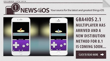 NEWS4iOS: GBA4iOS 2.1 Out Now, Holiday Giveaway and More!
