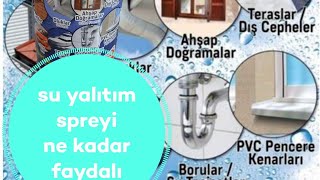 Does waterproofing spray really cut off water instantly? liquid rubber coating @ÖZGÜR USTA