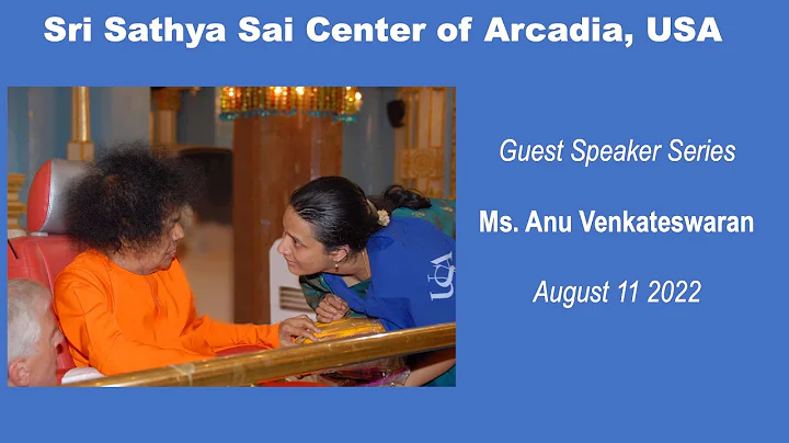 Mother Sai - My Eternal Companion | Ms. Anu Venkat...