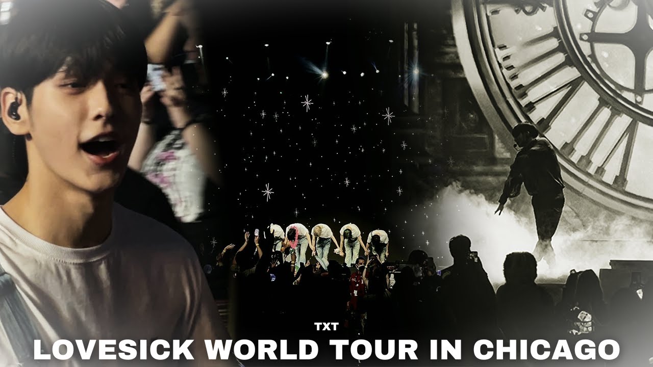 A MAGICAL NIGHT WITH TXT | TXT Lovesick World Tour In Chicago 2022 | Concert Vlog