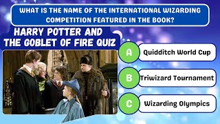 Harry Potter and the Goblet of Fire Quiz