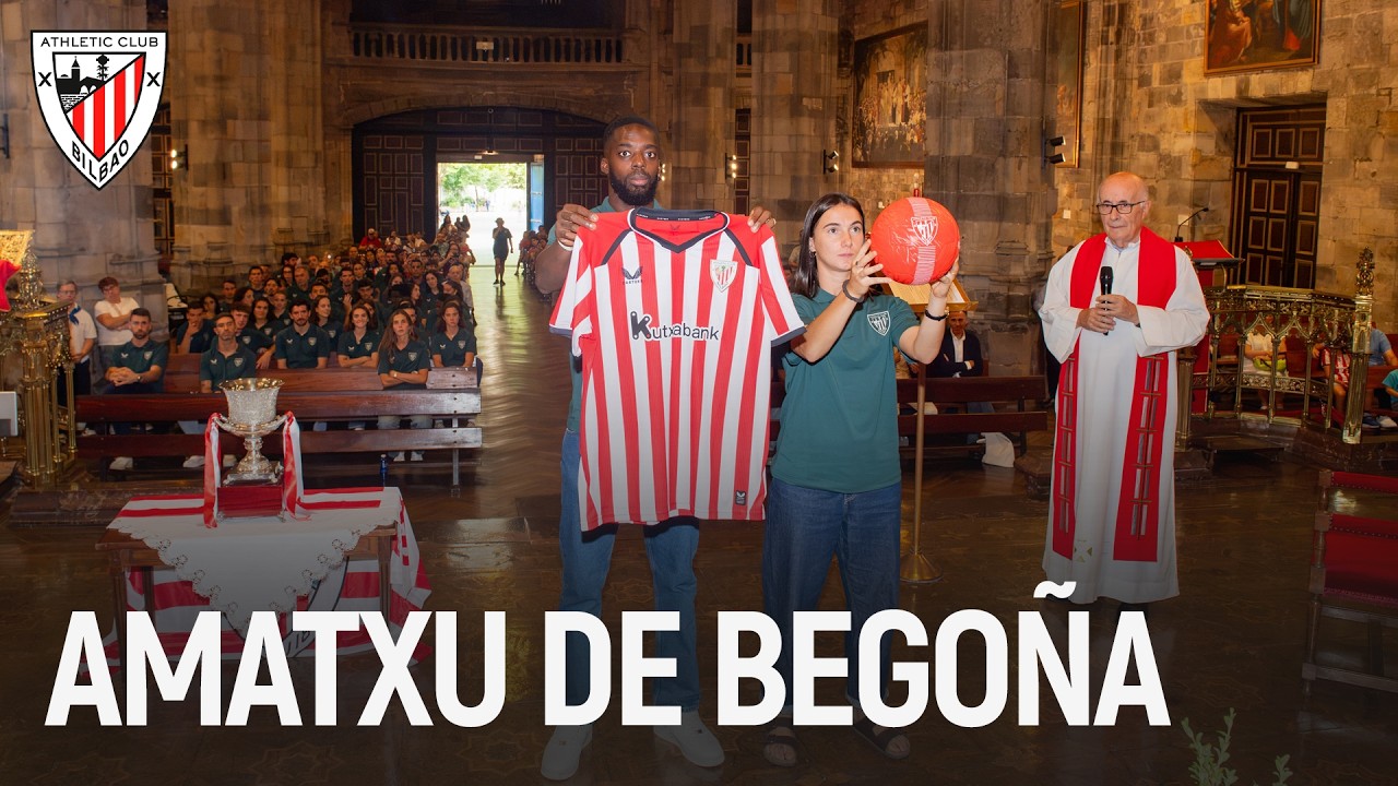 Tradicional visita del Club a la Amatxu de Begoña - Klubak Begoñako Amatxuri egindako ohiko bisita