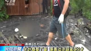 高雄廢棄工廠瀝青溢流疑害死8犬20140728 公視晚間