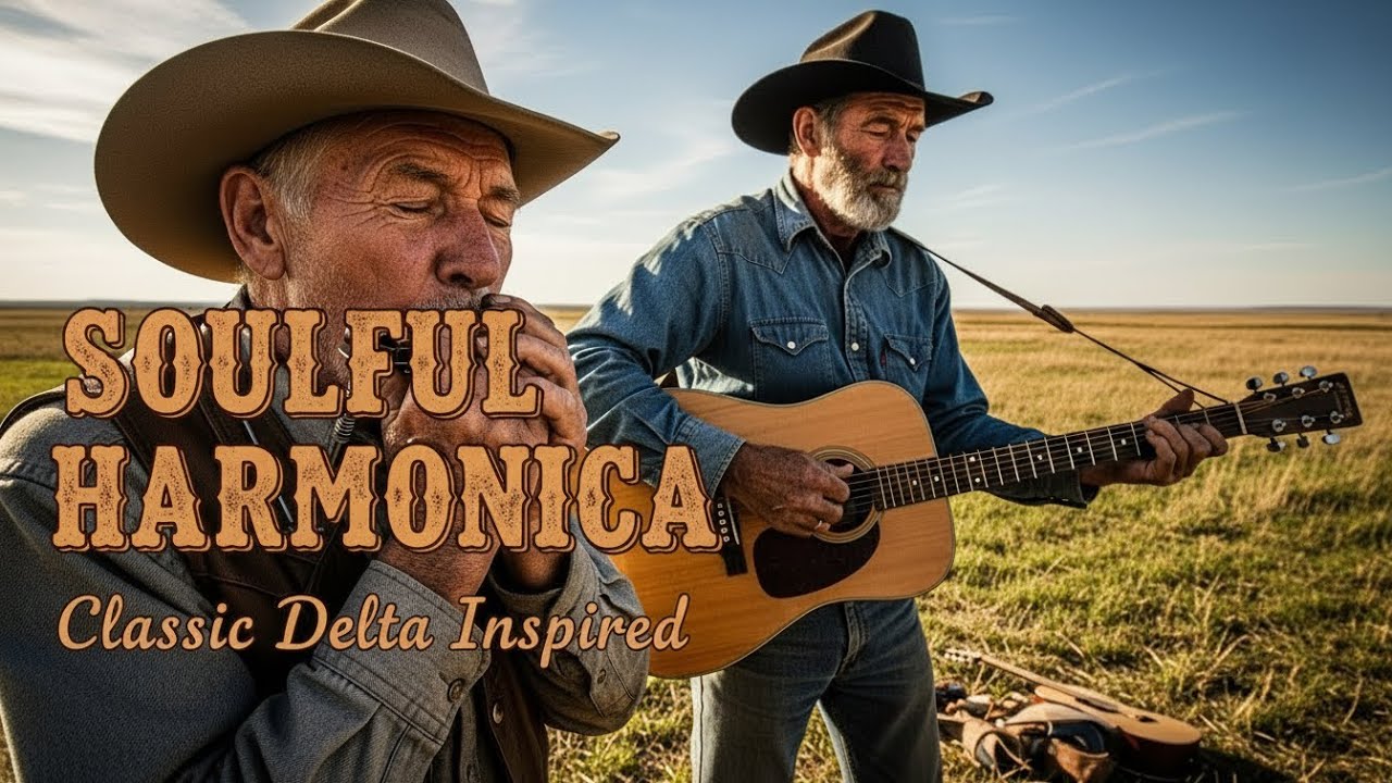 Raw and Soulful Acoustic Blues Harmonica Performances Inspired by Classic Delta Blues Spirits