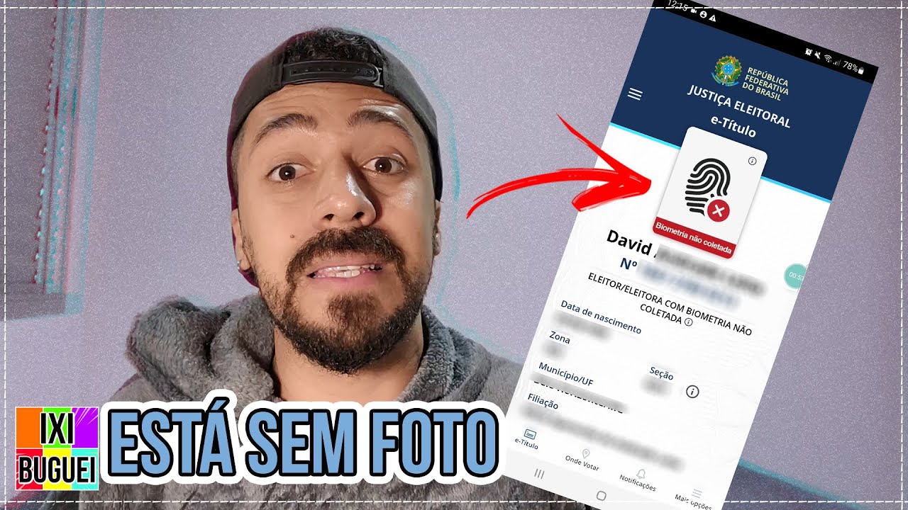 Não aparece foto no meu app e-TÍTULO ( Biometria não coletada ) tem ...